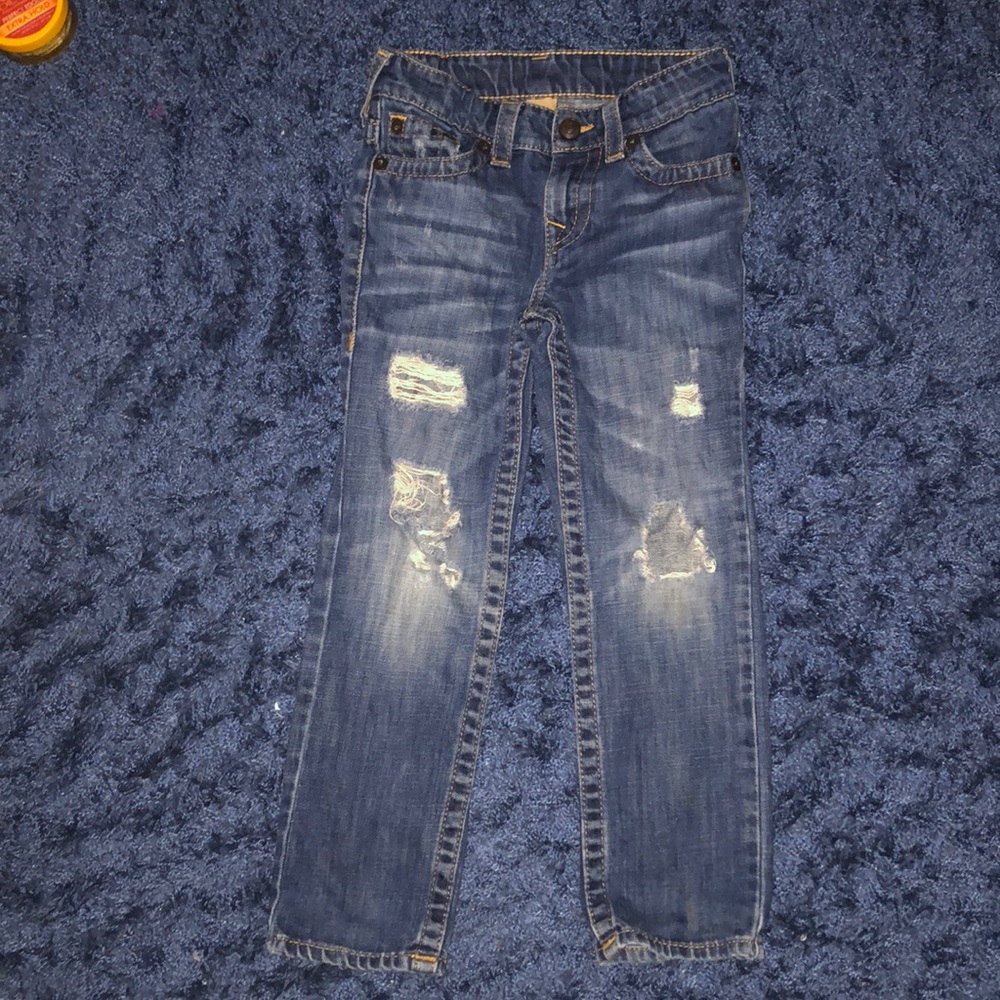 Little Boys Distressed True Religion Jeans